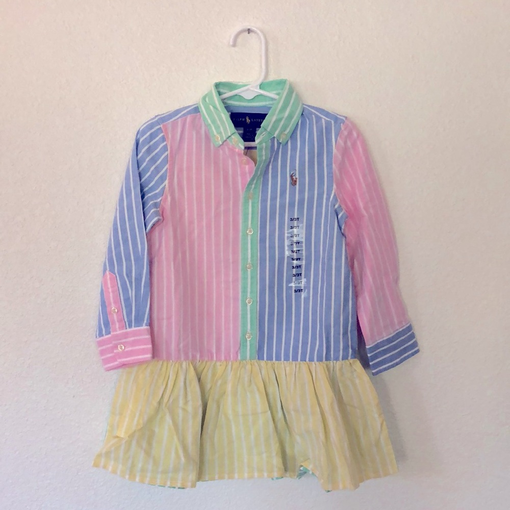 Ralph Lauren 3T multi color top for girls